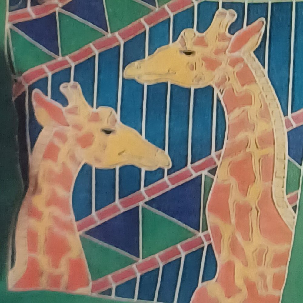 Giraffe Iron on shirt decal vintage